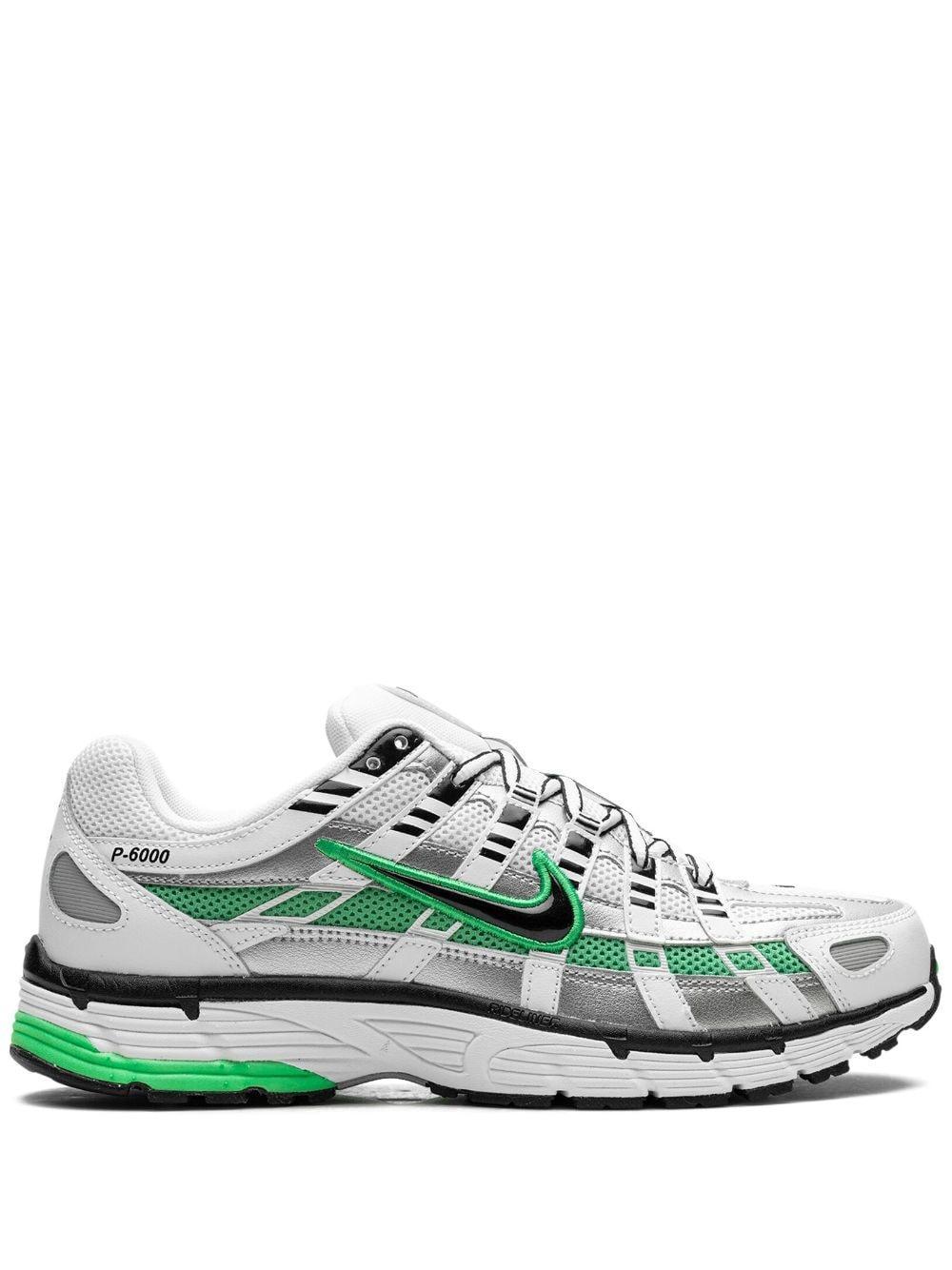 P-6000 Premium Sneakers White / Spring Green In Multicolor Product Image