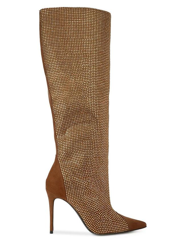 Womens Emerson Embellished Suede Boots Product Image