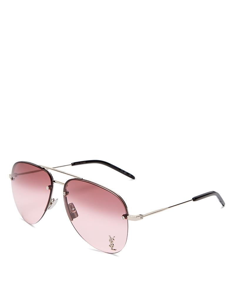 Womens Monogram Pin Classic 59MM Pilot Sunglasses Product Image