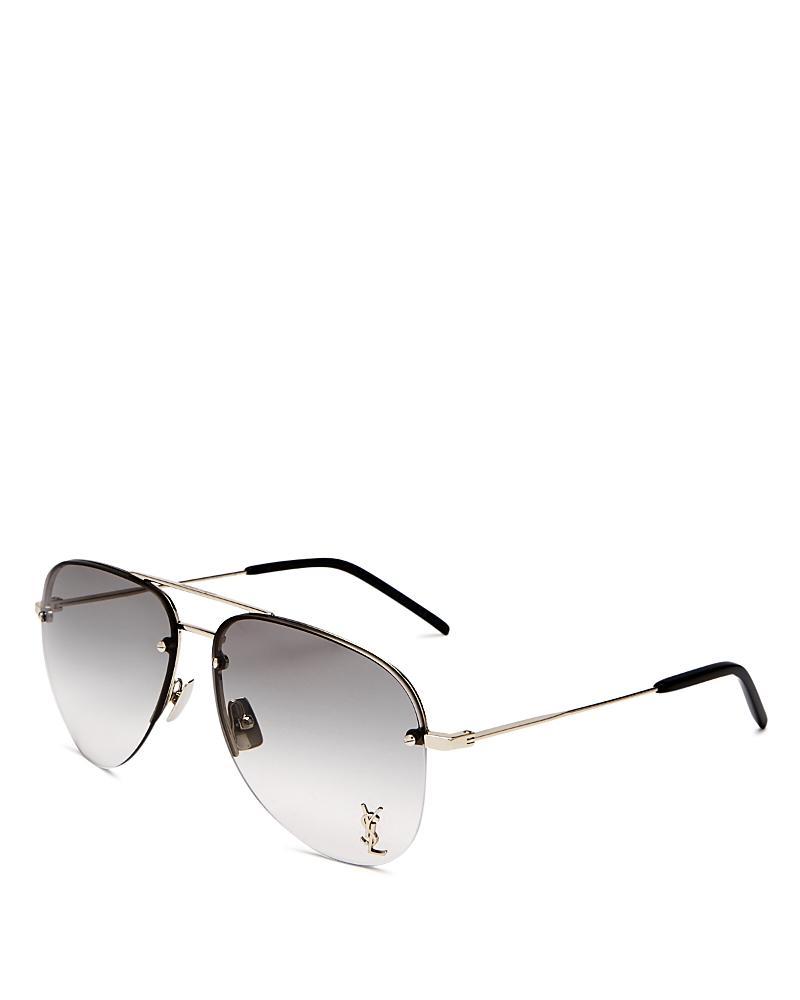 Womens Monogram Pin Classic 59MM Pilot Sunglasses Product Image