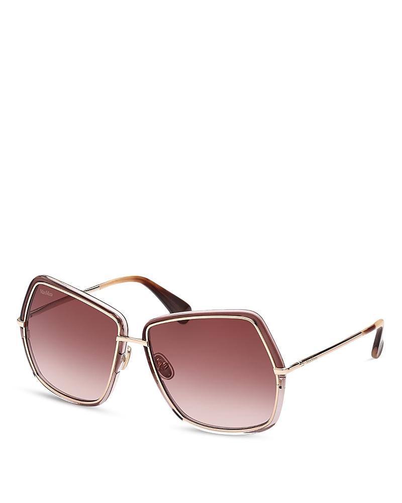 Max Mara Elsa3 Geometric Sunglasses, 61mm Product Image