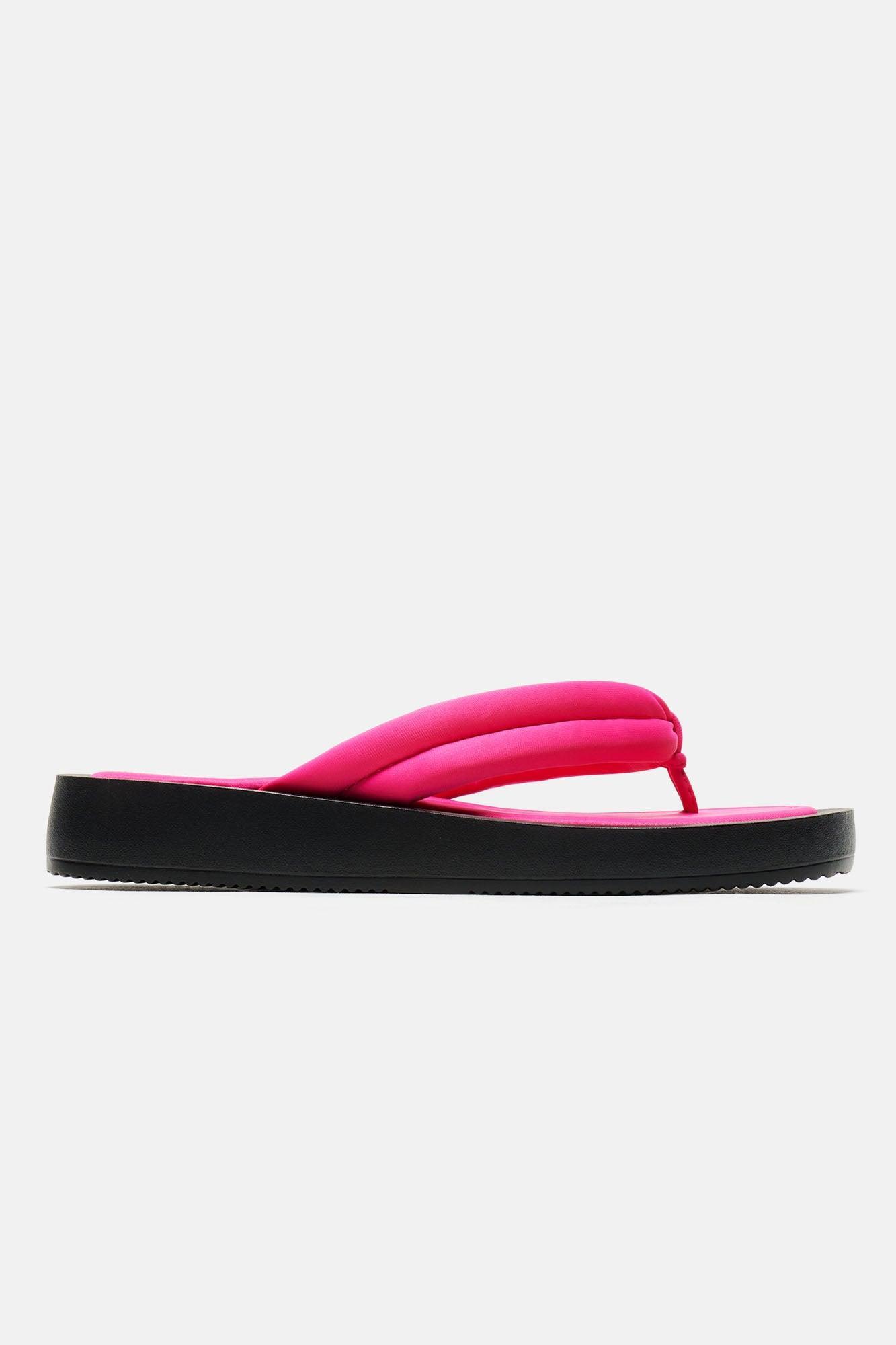 Bethany Flip Flops - Pink Product Image