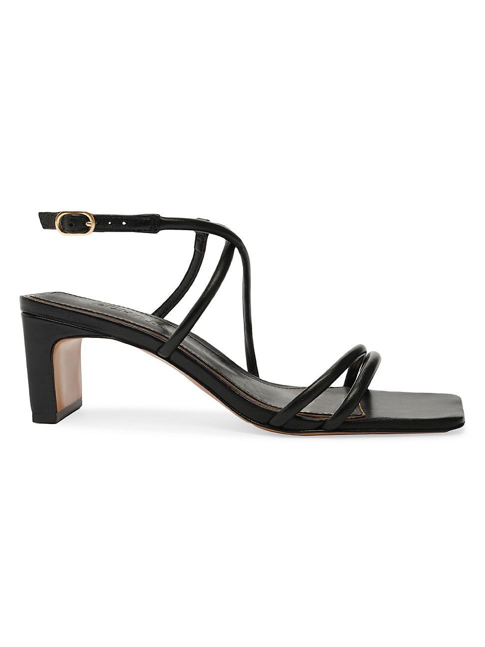 Aimee Block Leather Sandal Female Product Image