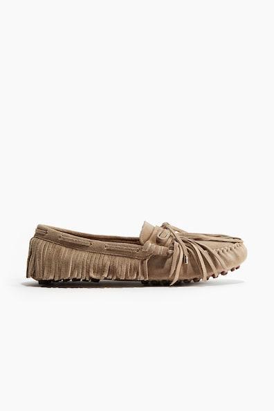 Fringed Suede Loafers product image