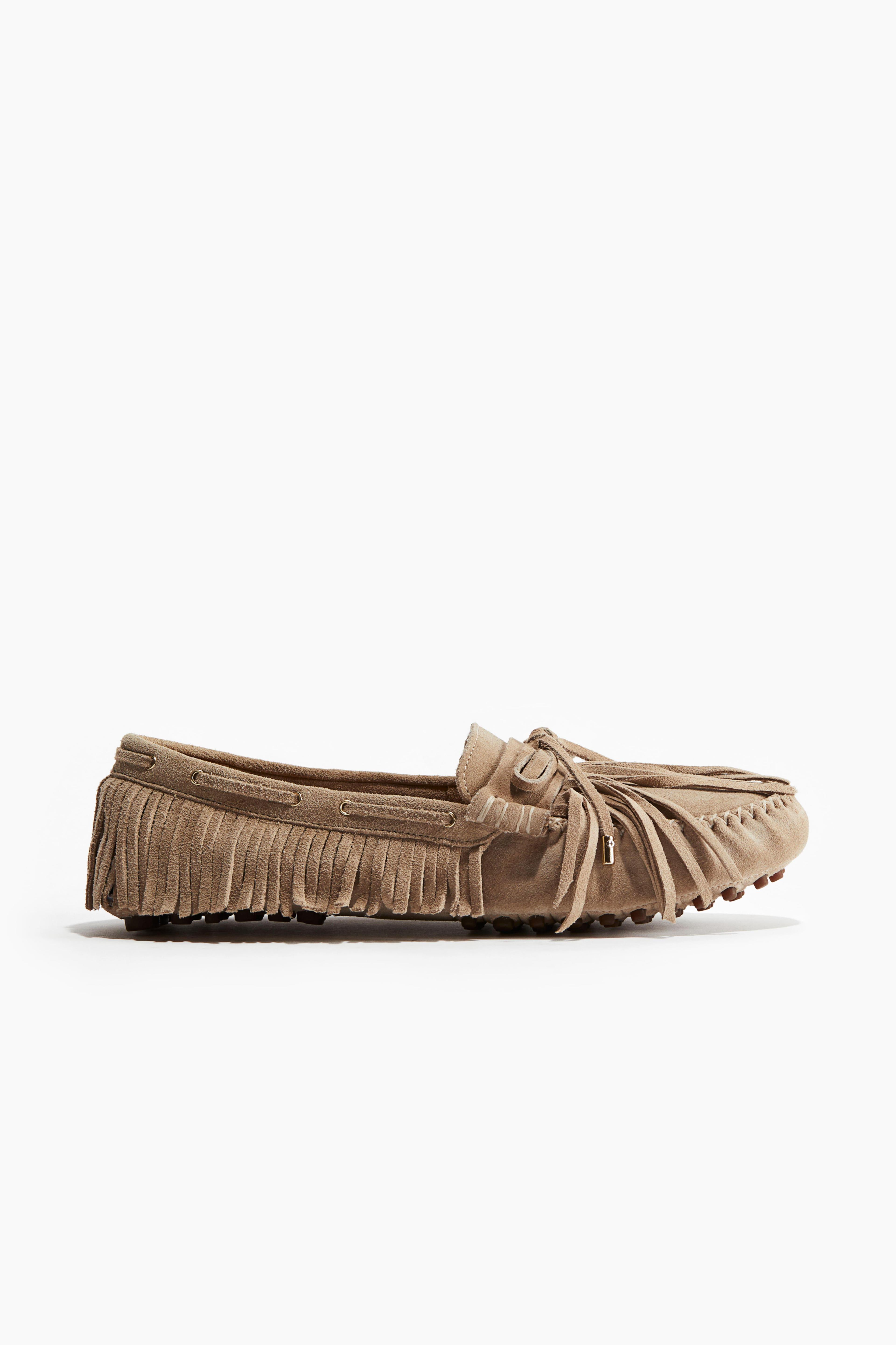 Fringed Suede Loafers product image