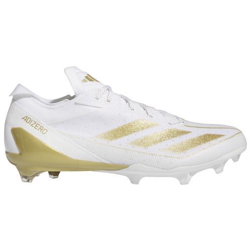 adidas Mens adidas Adizero Electric - Mens Football Shoes Silver Metallic/Cloud White/Grey Product Image