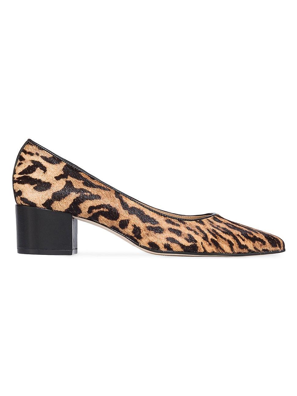 Womens Monroe Leather Slingback Pumps Product Image