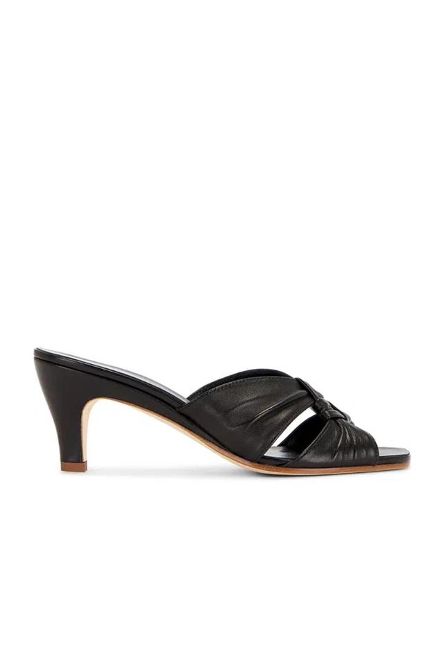 THE ROW Soft Knot Sandal In Black Product Image