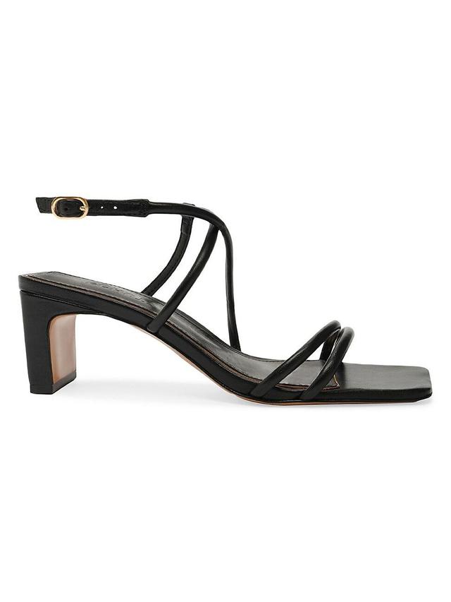 Aimee Leather Ankle-Strap Sandals Product Image