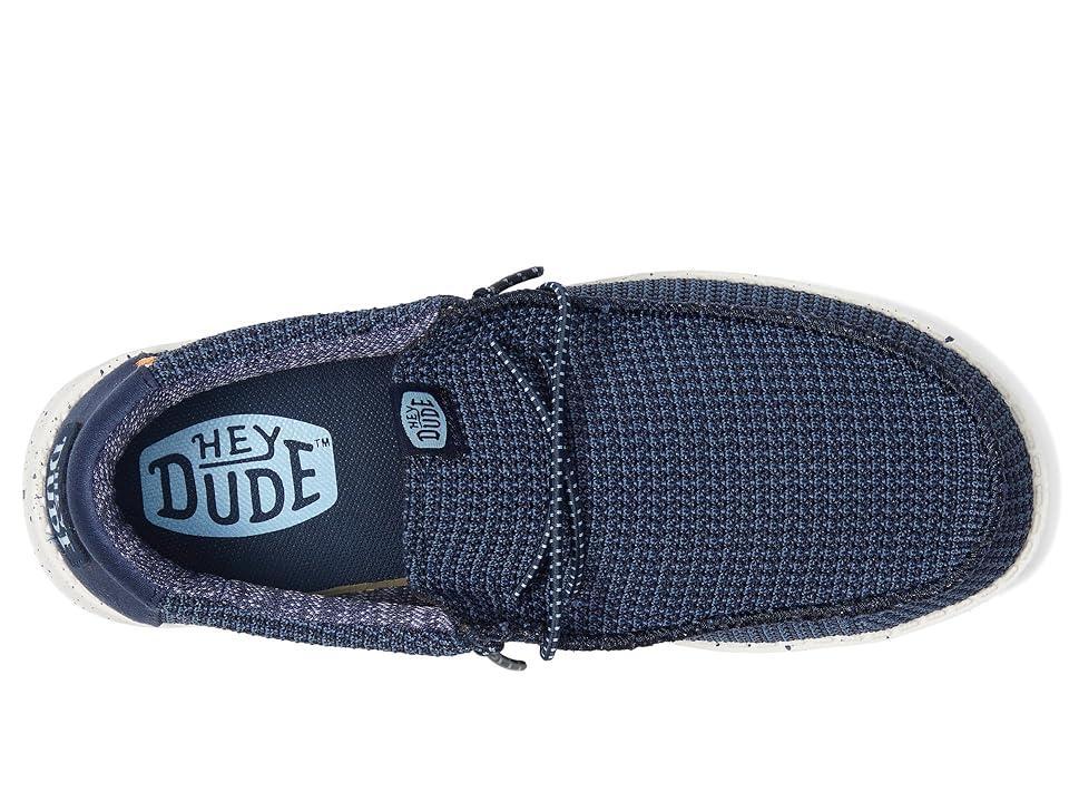 Hey Dude Wally Sport Mesh (Little Kid/Big Kid) (Navy) Men's Shoes Product Image