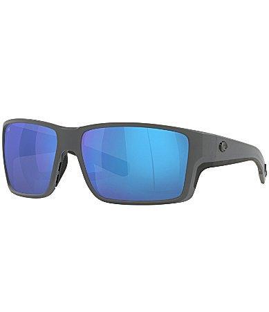 Costa Mens 6S9007 Reefton Mirrored Crystal 64mm Rectangle Polarized Sunglasses Product Image