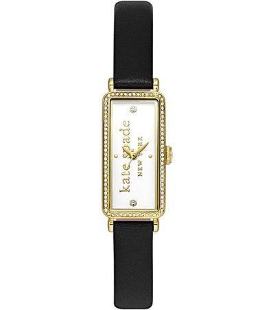 kate spade new york Womens Rosedale Quartz Three Hand Silver-Tone Stainless Steel Watch 16mm Product Image