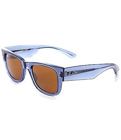 DOLCE & GABBANA Dolce And Gabbana Dark Grey Rectangular Ladies Sunglasses Dg6187 309487 53 In Blue Product Image