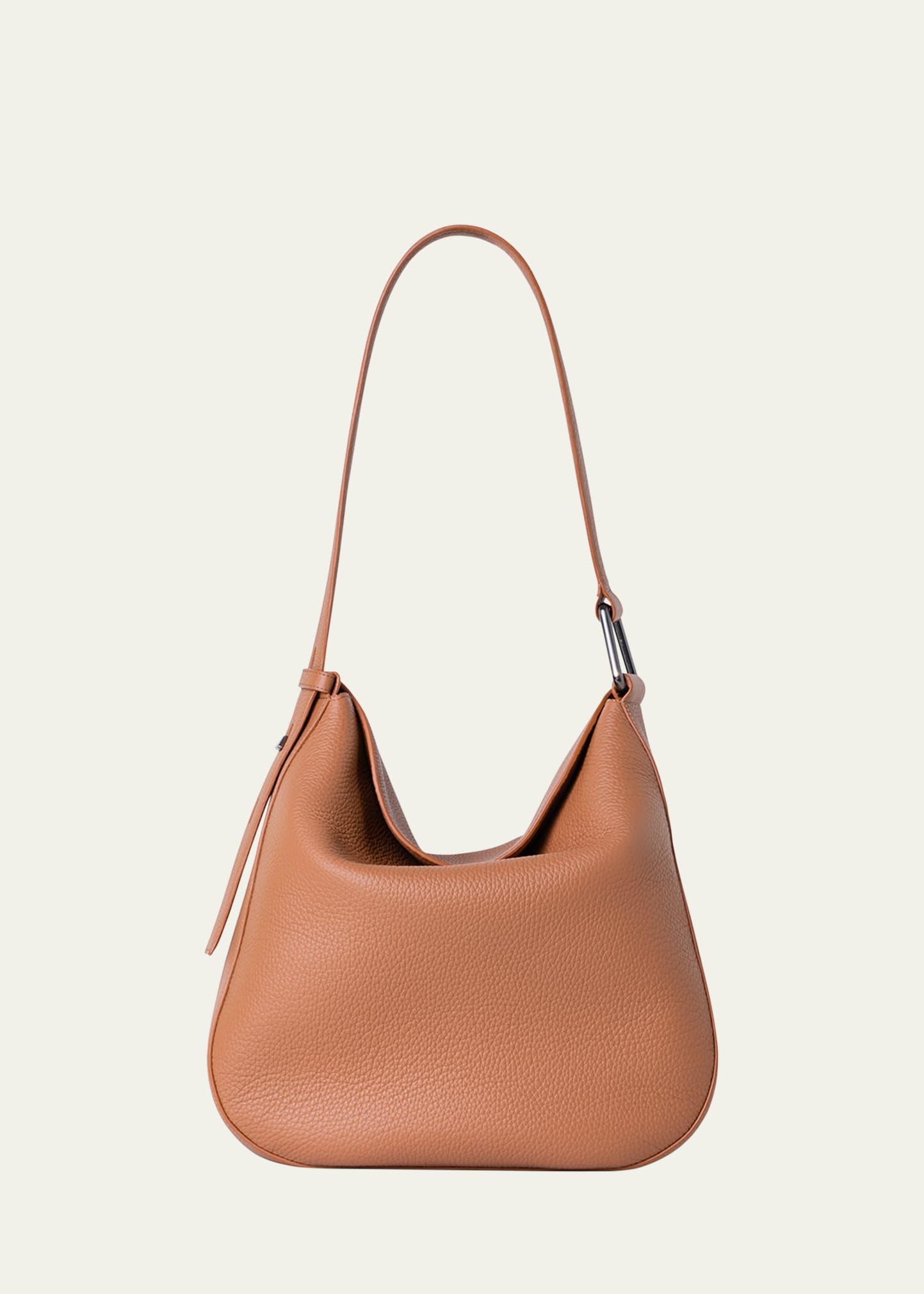 Akris Medium Anna Leather Hobo Bag Product Image