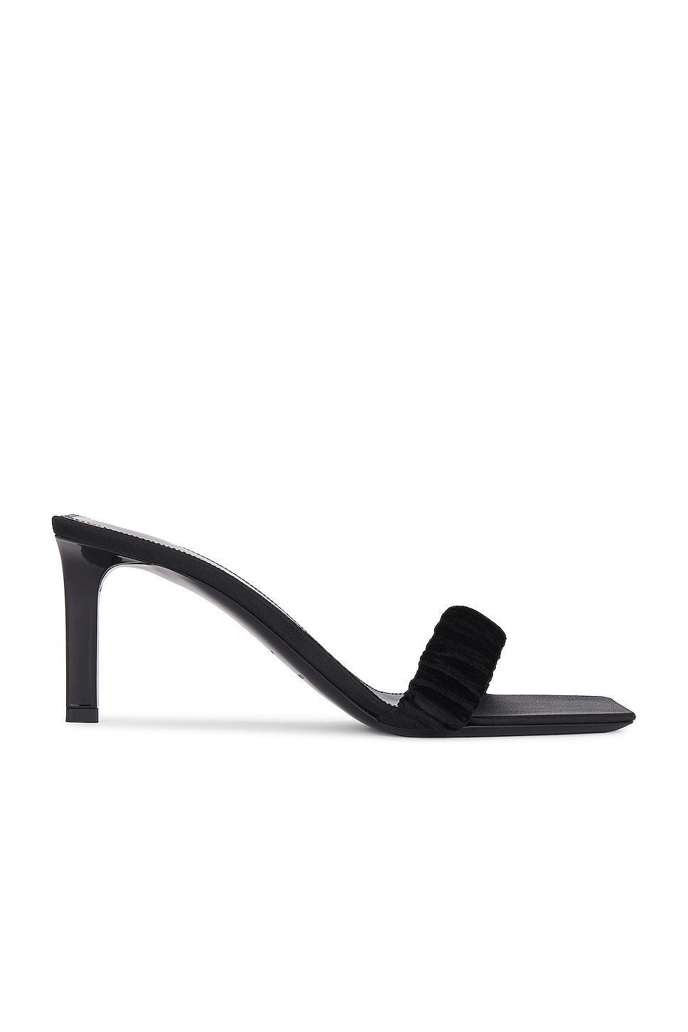 Saint Laurent Pam Mule Sandal in Black Product Image