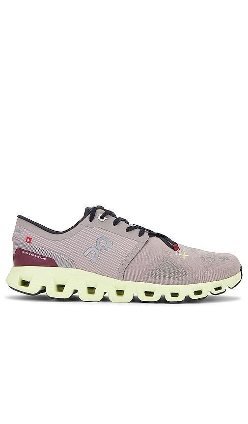 On Mens Cloud X - Running Shoes Grey/Brown Product Image