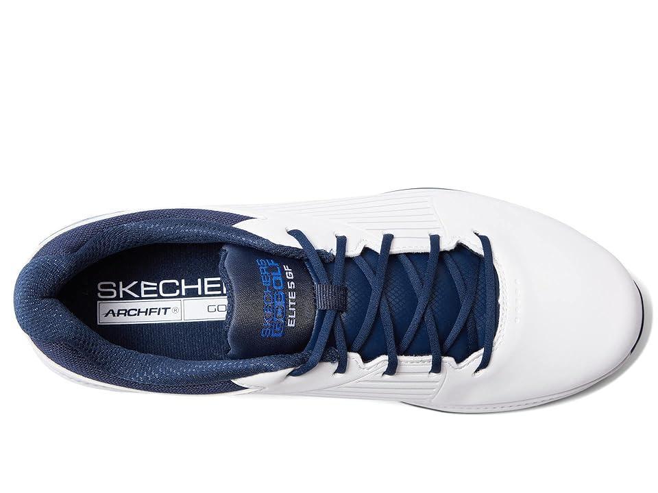 Skechers GO GOLF Go Golf Elite 5-GF Navy/Blue) Men's Shoes Product Image