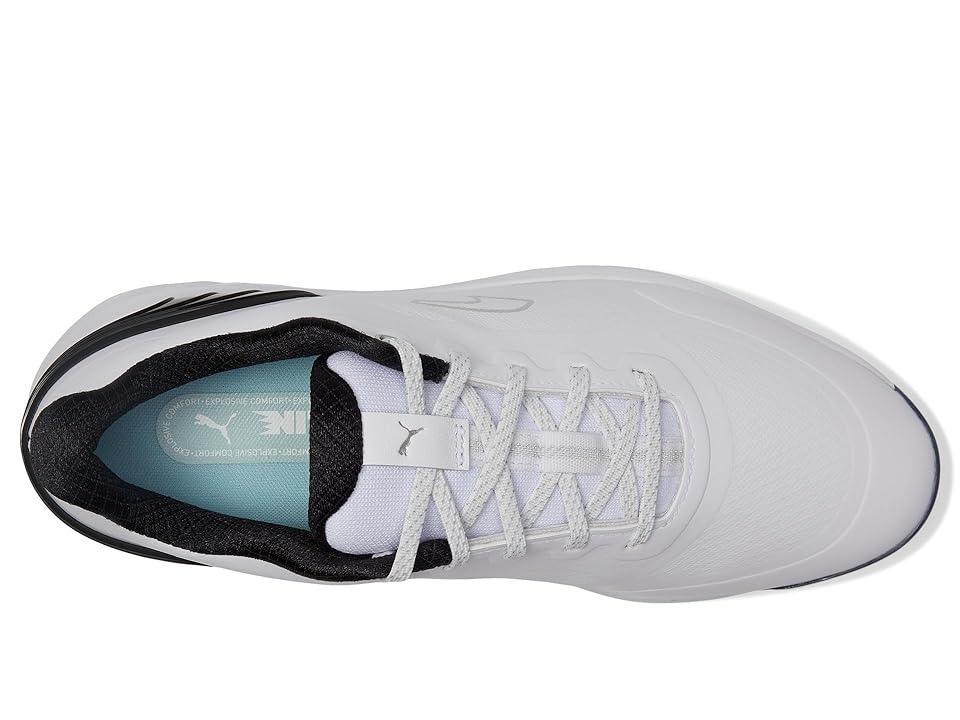 PUMA Golf Alphacat Nitro (Puma White/Puma Black/Gum) Men's Shoes Product Image