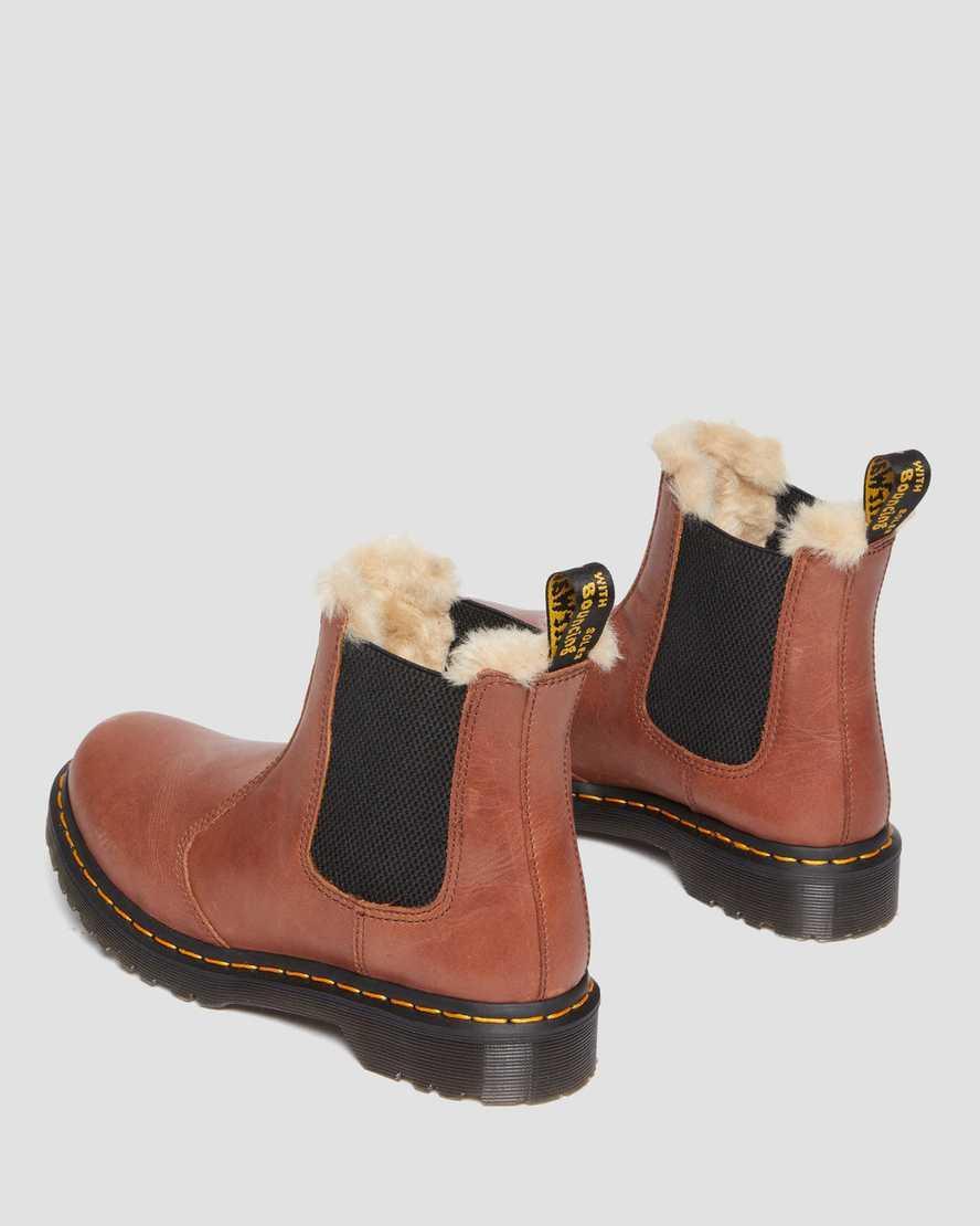 2976 Leonore Women's Faux Fur-Lined Chelsea Boots Product Image