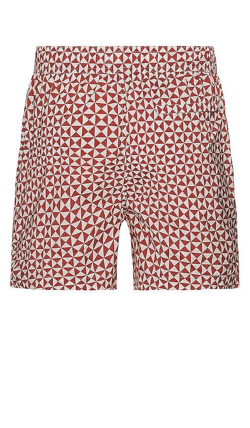 Mens Charles 5 Geometric-Print Swim Shorts Product Image