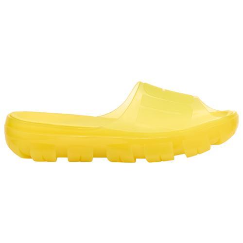 UGG Womens UGG Jella Clear Slides - Womens Shoes Yellow/Yellow Product Image