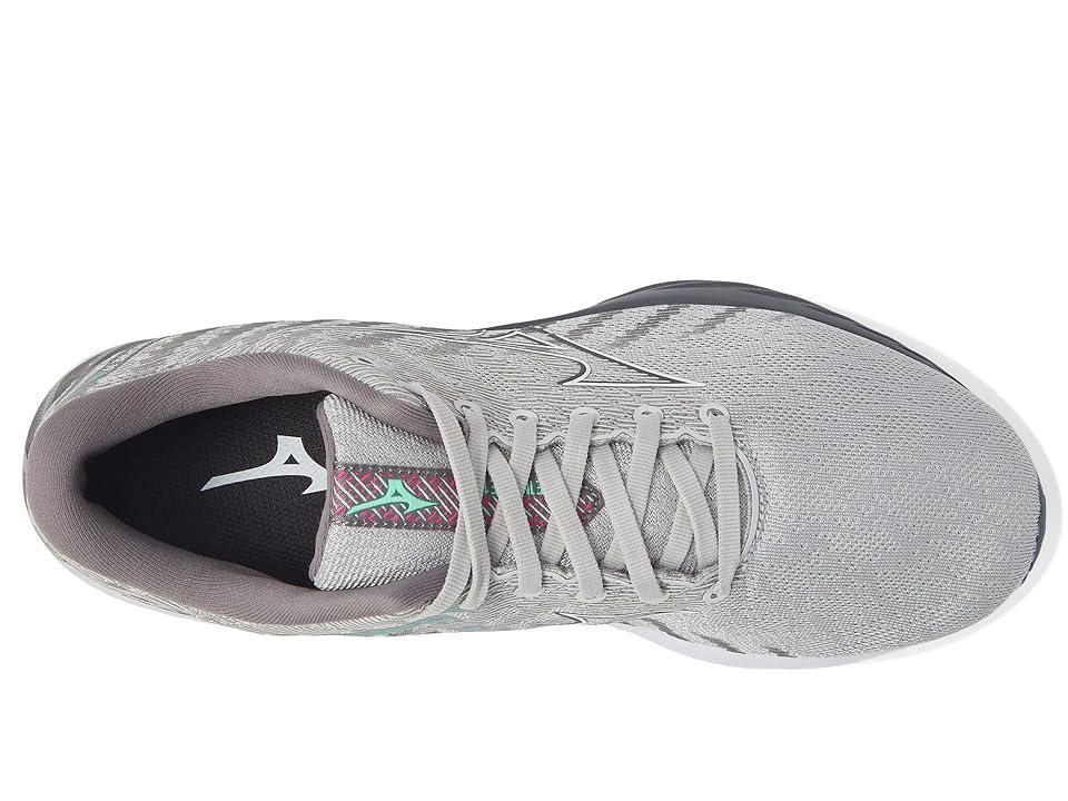 Mizuno Wave Inspire 19 (Harbor Mist/White) Women's Shoes Product Image