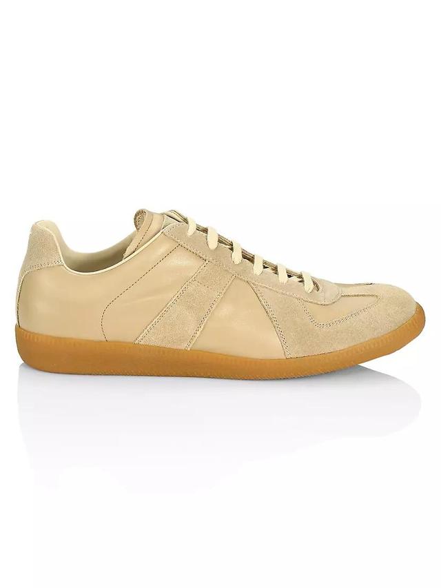 Replica Leather & Suede Sneakers Product Image