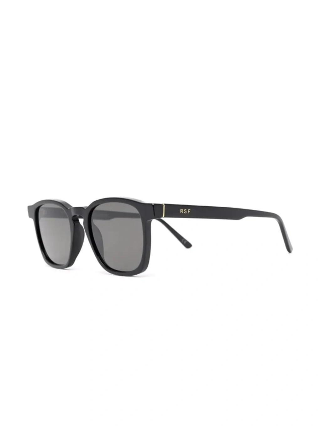 RETROSUPERFUTURE Logo Arm Sunglasses In Black Product Image