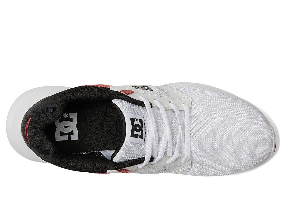 DC Skyline (White/Black/True Red) Men's Shoes Product Image