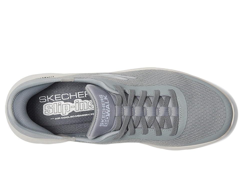 SKECHERS Performance Hands Free Slip-Ins Go Walk Flex - Free Hands 2 (Grey) Men's Walking Shoes Product Image