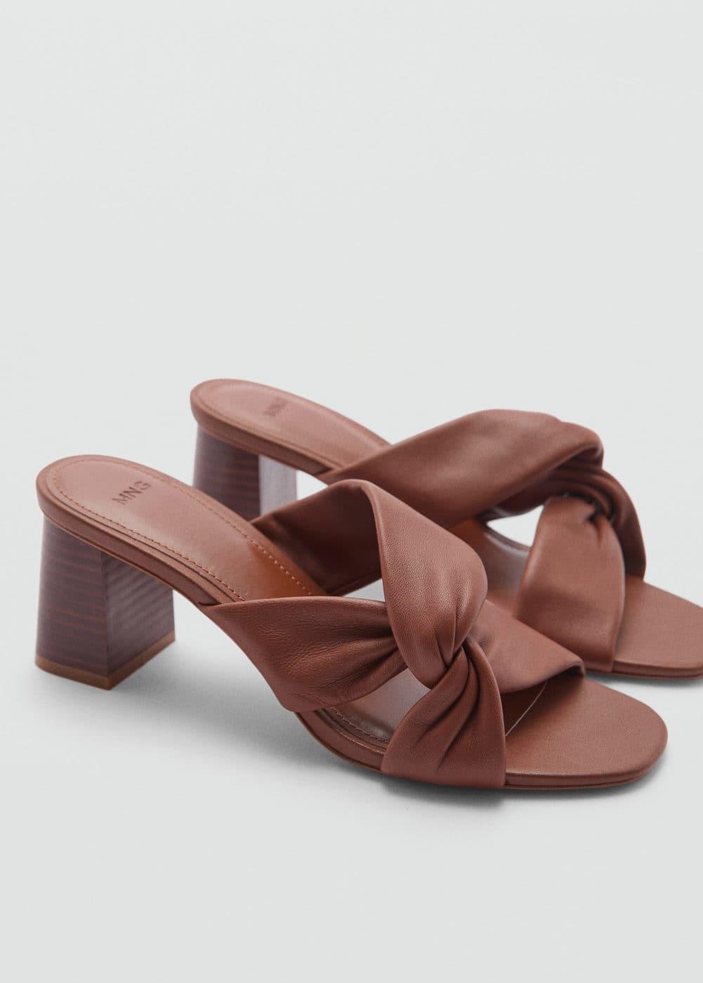 MANGO - Knot sandals Women Product Image