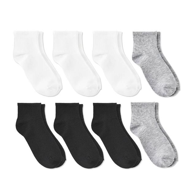 Womens Ribbed 8pk Ankle Socks - Dealworthy 4-10 Product Image