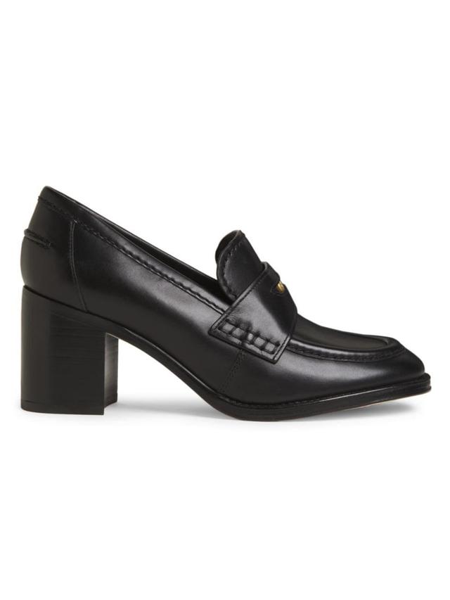 VERONICA BEARD Penny Loafer Pump In Black Product Image