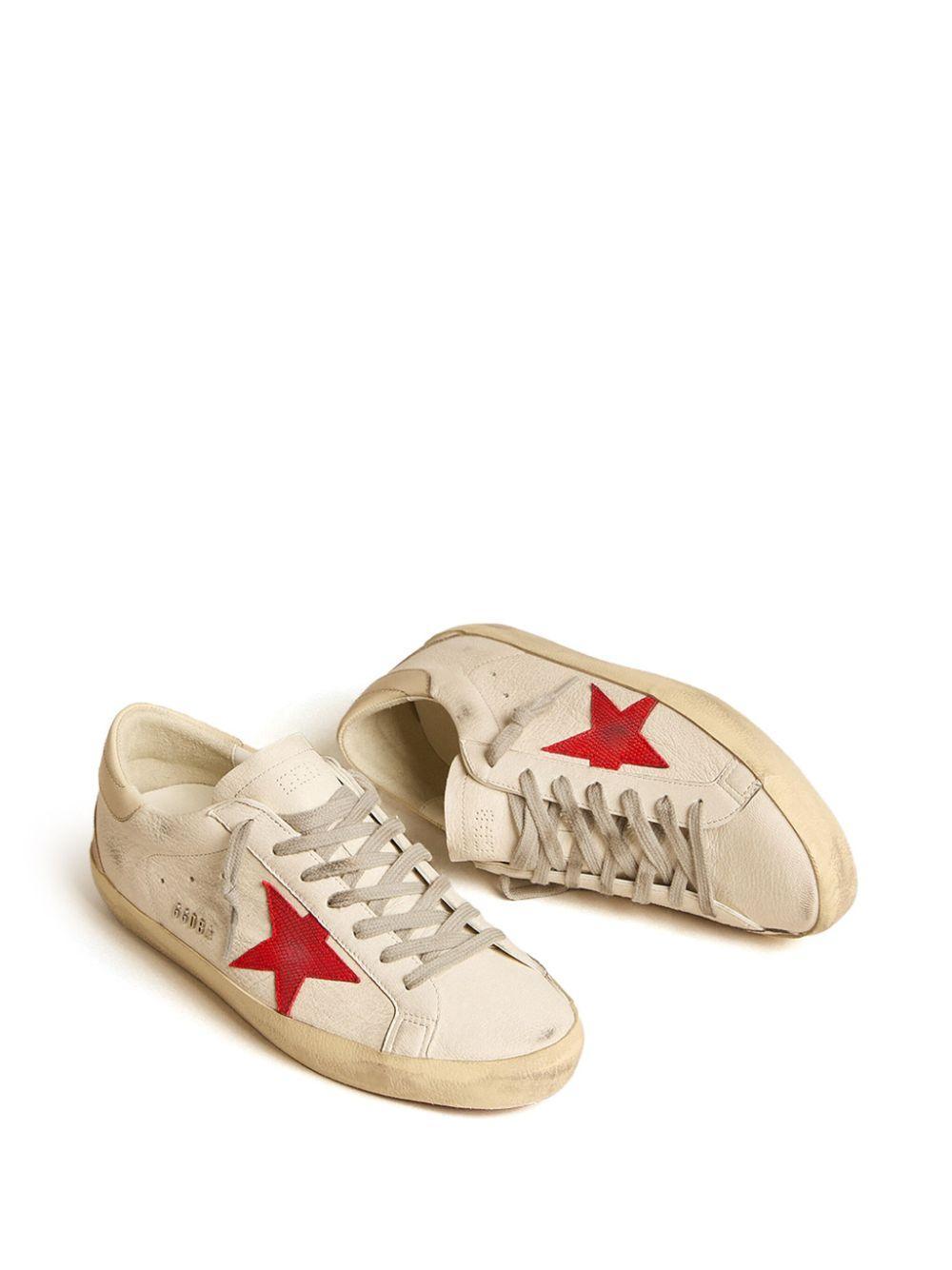 GOLDEN GOOSE Super-star Low-top Sneakers In White Product Image