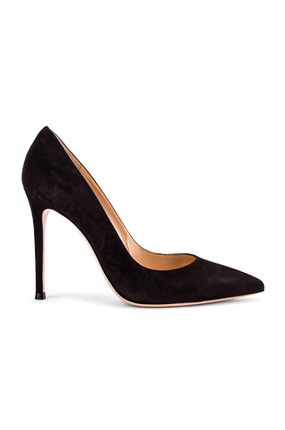 Gianvito Rossi Suede Gianvito Pumps Black. (also in 34, 35, 35.5, 36, 38.5, 39, 40). Product Image