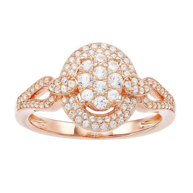 10K Rose Gold 1/2 Carat T.W. Diamond Ring, Womens White Product Image