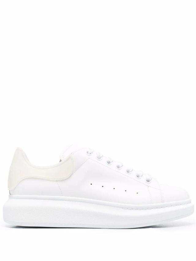 Logo Detailed Low Top Sneakers In White Product Image