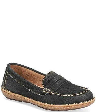 Born Nerina Suede Penny Loafers Product Image