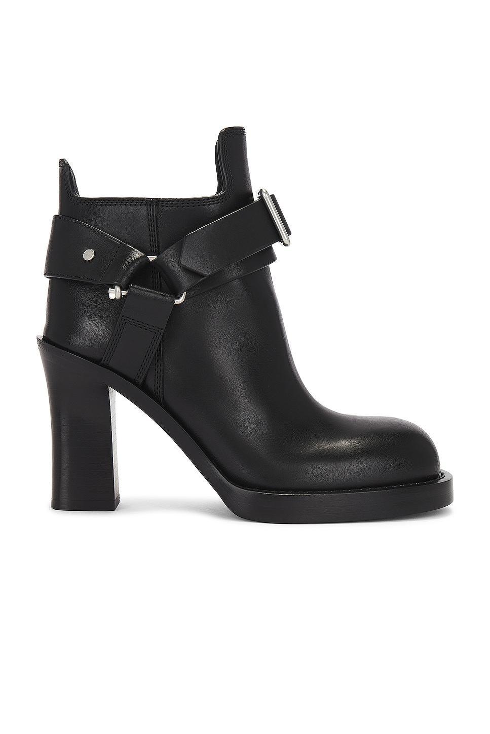 Burberry Stirrup Low Bootie in Black - Black. Size 37.5 (also in 37, 38, 38.5, 39, 39.5, 41). Product Image