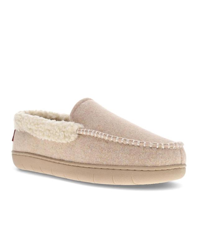 Levis Mens Roger Memory Foam Sherpa Venetian Slippers - Curry Product Image