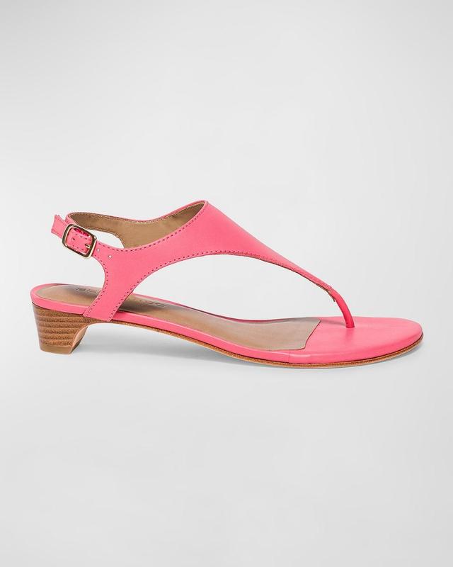 Womens Goldy Leather Demi Heel Sandals Product Image