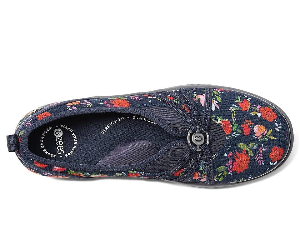 Bzees Niche Floral) Women's Slip on Shoes Product Image