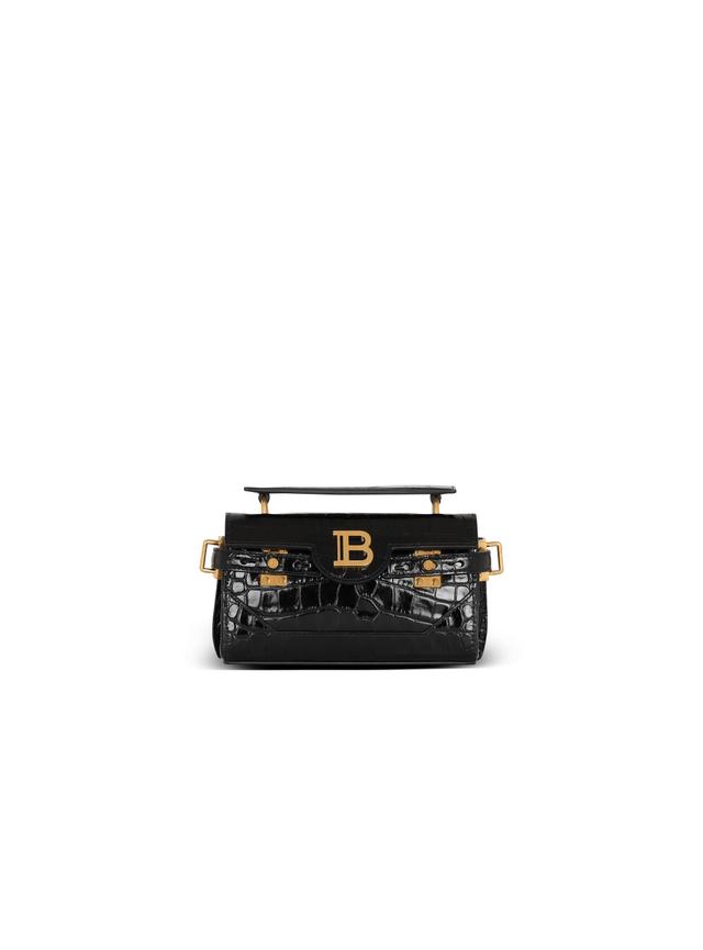 B-Buzz 19 bag in crocodile-print leather Product Image