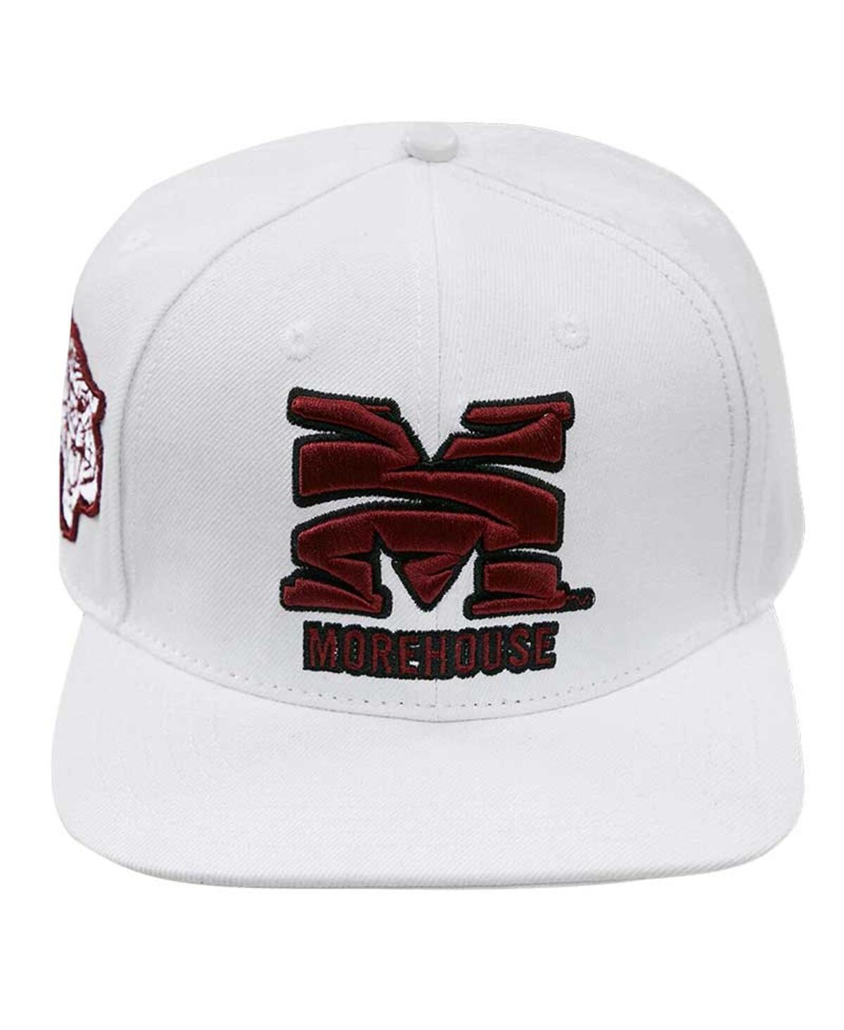 Mens Pro Standard White Morehouse Maroon Tigers Evergreen Wool Snapback Hat Product Image