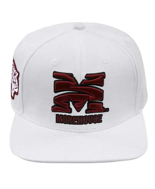 Mens Pro Standard White Morehouse Maroon Tigers Evergreen Wool Snapback Hat Product Image