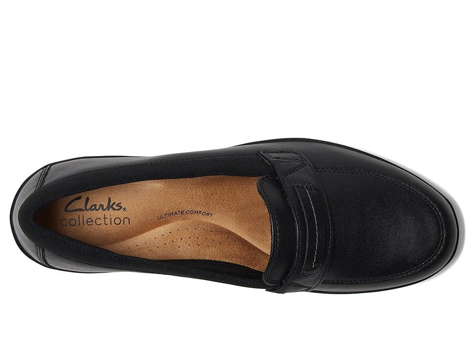 Clarks Suttyn Penny Leather) Women's Flat Shoes Product Image