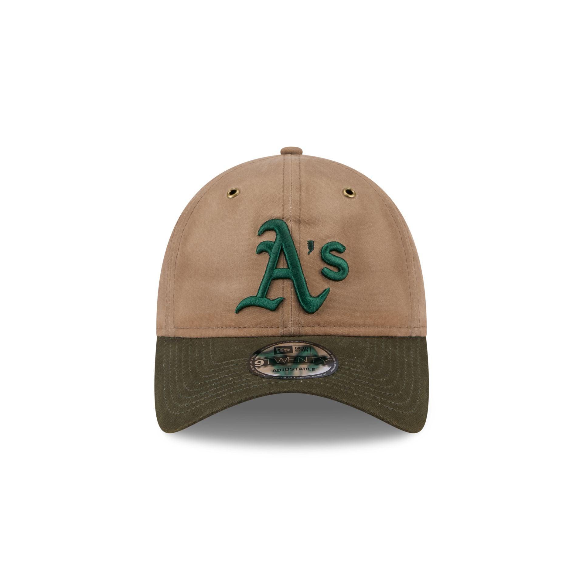 Oakland Athletics Wax Canvas 9TWENTY Adjustable Hat Male Product Image