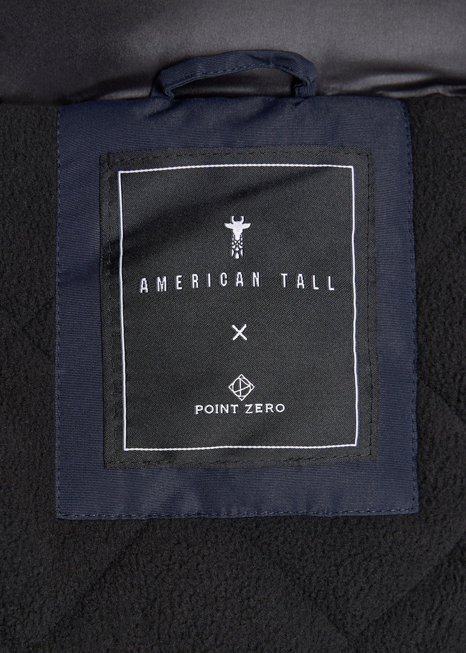 American Tall X Point Zero Tall Men's Parka in Navy Male Product Image