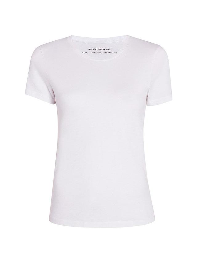 Womens Cotton Crewneck T-Shirt Product Image