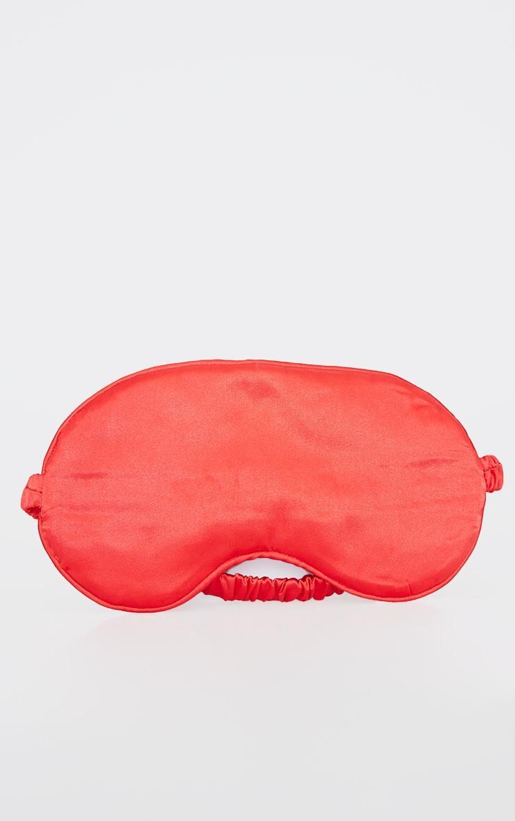 Red Satin Eye Mask Product Image